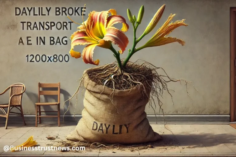 Daylily Broke Transport En In Bag