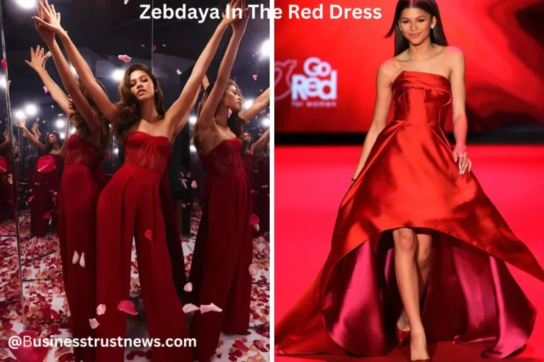 zebdaya in the red dress